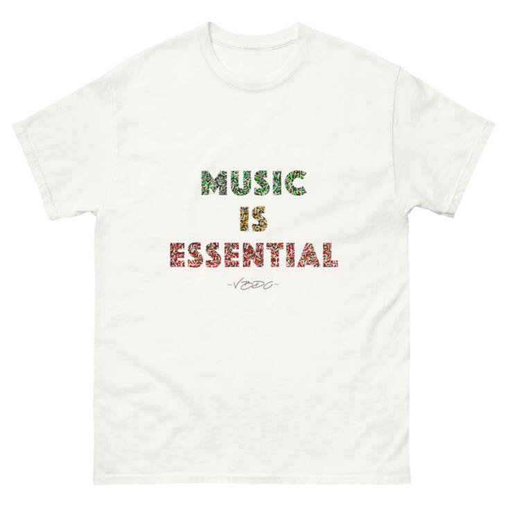 Music is Essential T Shirt - Image 2